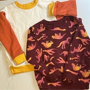 2 Fall Colored Cat & Jack sweatshirts